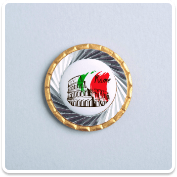 Magnet s miniaturou fotografie na porcelánu