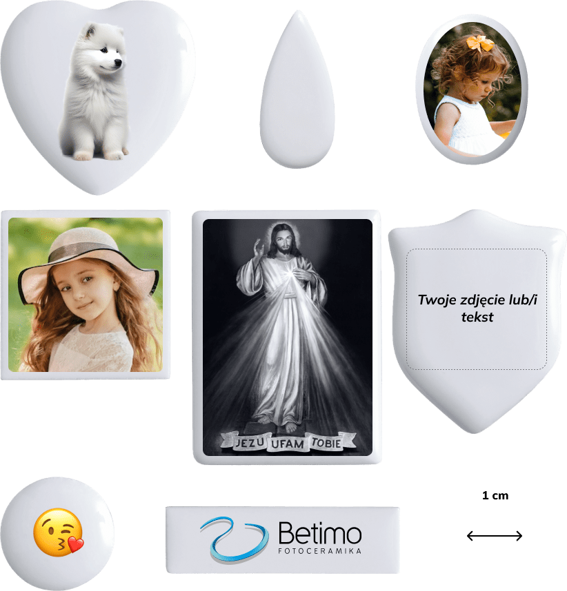 Porcelánový medailon s fotografií