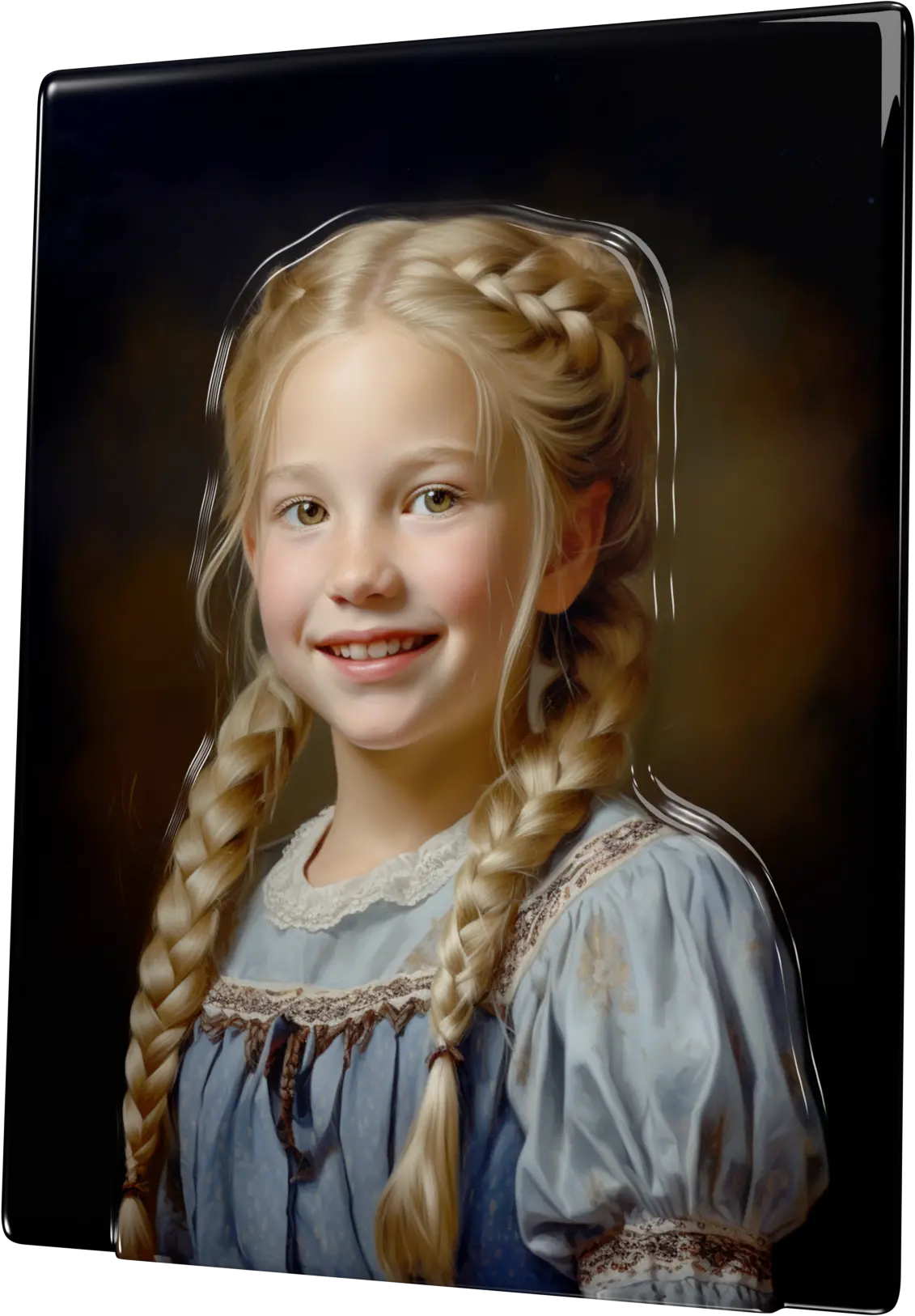 3D porcelánová deska s fotografií, obdélníková