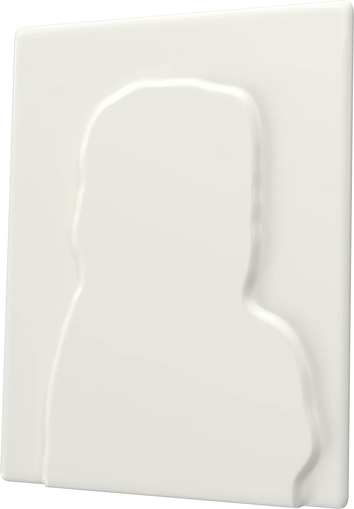 Fotografie na obdélníkovém 3D porcelánu